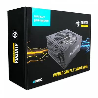 iBOX Zasilacz Aurora 600W 14 Fan gaming BOX