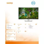 Dell Monitor S3221QS 31,5 cala Curved  VA 4K  (3840x2160)/16:9/2xHDMI/DP/2xUSB/Speakers/3Y AEG