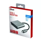 Trust DALYX adapter USB C 3w1