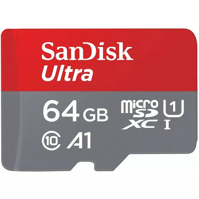 Ultra microSDXC 64GB 120MB/s A1 + Adapter SD