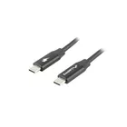 Lanberg Kabel USB-C M/M 2.0 CA-CMCM-40CU-0018-BK Czarny 1.8m