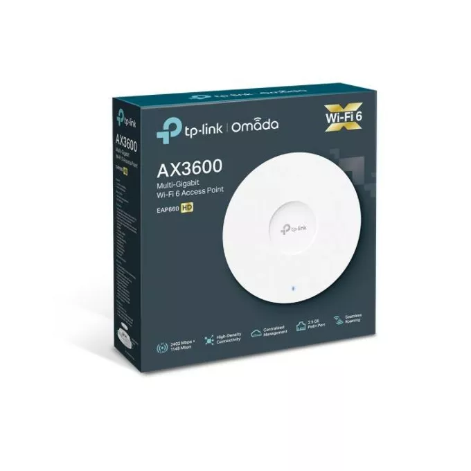 TP-LINK Punkt dostępowy  EAP660 HD 2.5 Gb PoE WiFi 6 AX3600