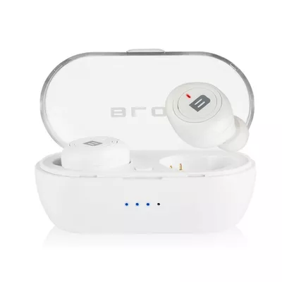 BLOW Słuchawki BTE100 Earbuds Bluetooth Białe