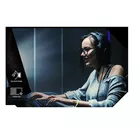 Samsung Monitor 34 cale LC34G55TWWRXEN VA 3440x1440 Ultra WQHD  21:9 format kinowy 1xHDMI/1xDP 1 ms (MPRT) zakrzywiony 165Hz Gaming