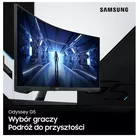 Samsung Monitor 34 cale LC34G55TWWRXEN VA 3440x1440 Ultra WQHD  21:9 format kinowy 1xHDMI/1xDP 1 ms (MPRT) zakrzywiony 165Hz Gaming
