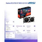 MSI Karta graficzna Radeon RX 6700 XT MECH 2X OC 1 2GB 192bit GDDR6 3DP/HDMI