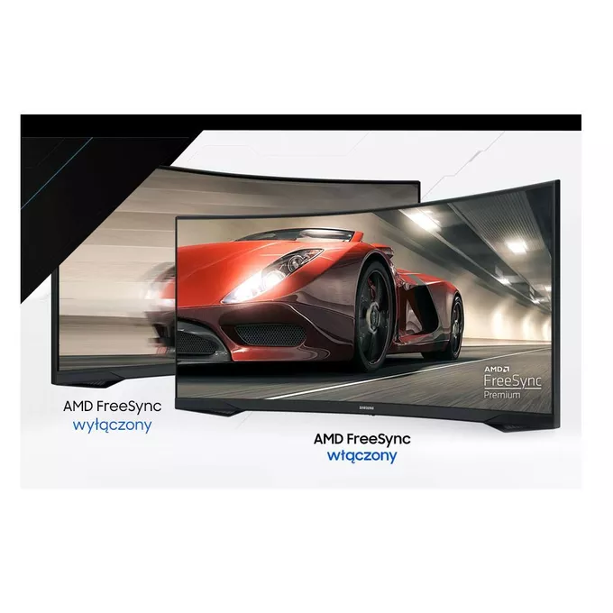 Samsung Monitor 34 cale LC34G55TWWRXEN VA 3440x1440 Ultra WQHD  21:9 format kinowy 1xHDMI/1xDP 1 ms (MPRT) zakrzywiony 165Hz Gaming