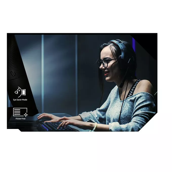 Samsung Monitor 34 cale LC34G55TWWRXEN VA 3440x1440 Ultra WQHD  21:9 format kinowy 1xHDMI/1xDP 1 ms (MPRT) zakrzywiony 165Hz Gaming