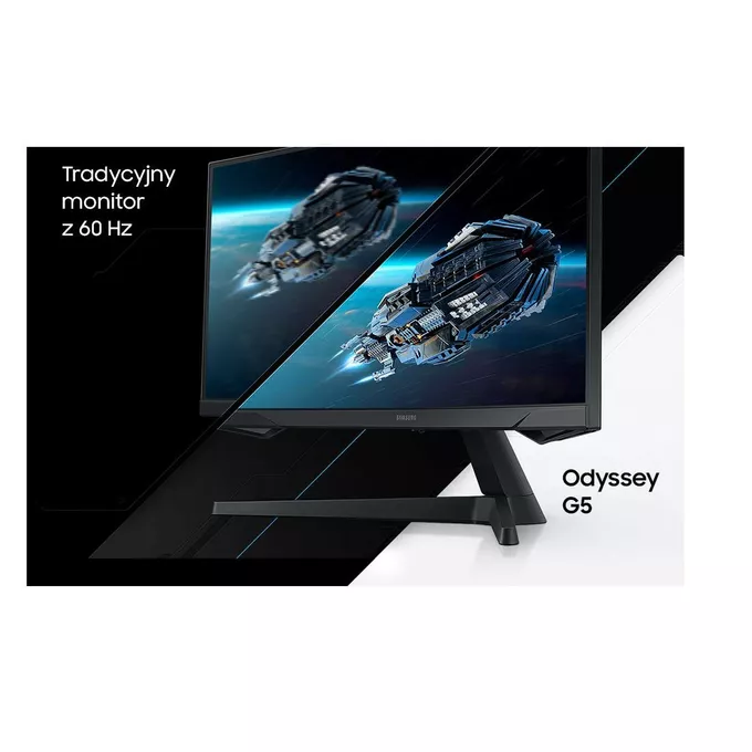 Samsung Monitor 34 cale LC34G55TWWRXEN VA 3440x1440 Ultra WQHD  21:9 format kinowy 1xHDMI/1xDP 1 ms (MPRT) zakrzywiony 165Hz Gaming
