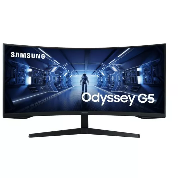 Samsung Monitor 34 cale LC34G55TWWRXEN VA 3440x1440 Ultra WQHD  21:9 format kinowy 1xHDMI/1xDP 1 ms (MPRT) zakrzywiony 165Hz Gaming