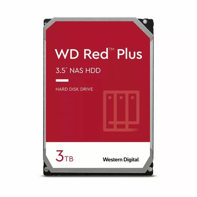 Western Digital Dysk WD Red Plus 3TB 3,5 CMR 128MB/5400RPM WD30EFZX