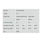 Digitus Patchcord światłowodowy FO LC-SC MM 50/125 OM3 duplex LSOH 3m