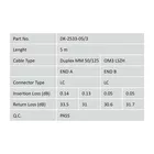Digitus Patch cord światłowodowy FO LC-LC MM 50/125 OM3 duplex LSOH 5m