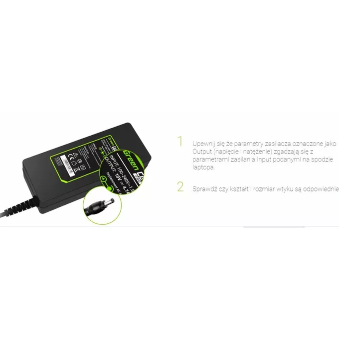 Green Cell Zasilacz PRO 20V 4.5A 90W do Lenovo G500s