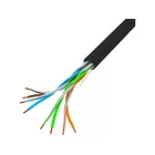 Lanberg Kabel LAN UTP 100Mb/s 305m drut cca czarny