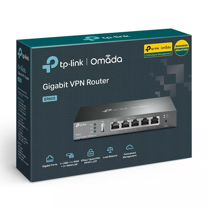 TP-LINK Router Multi-WAN VPN  ER605 Gigabit