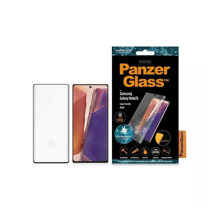 Panzerglass Szkło ochronne Curved Super+ Samsung Note 20 N980 Case Friendly     Finger Print AntiBacterial