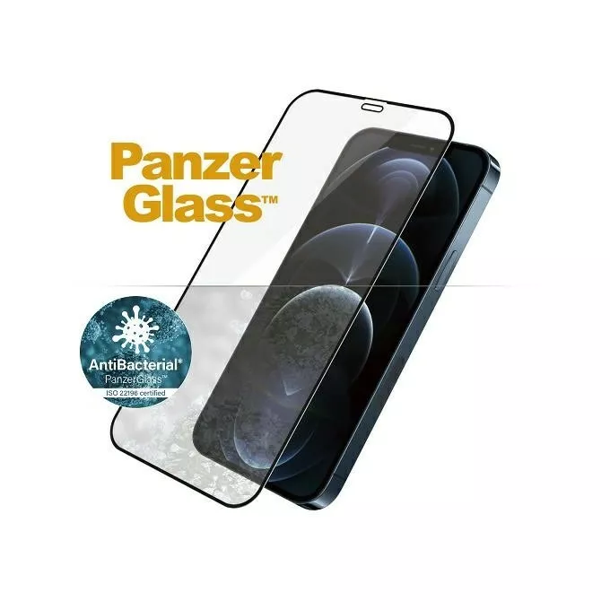 Panzerglass Szkło ochronne E2E Super+ iPhone 12 Pro Max Case Friendly           AntiBacterial Microfracture