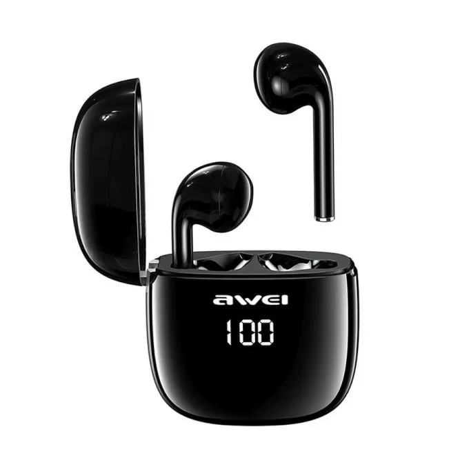 AWEI Słuchawki Bluetooth 5.0 T28P TWS + Stacja dokująca