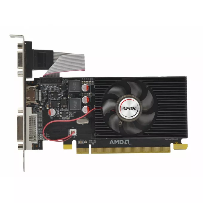 AFOX Karta graficzna - Radeon R5 220 2GB DDR3 64Bit DVI HDMI VGA LP Fan L4