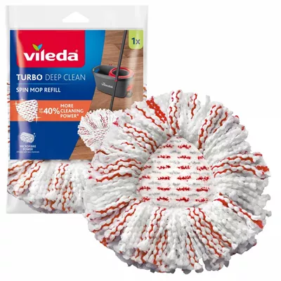 Vileda Wkład do mopa obrotowego TURBO DEEP CLEAN 1 szt.
