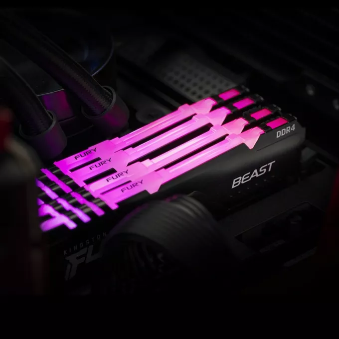 Kingston Pamięć DDR4 FURY Beast RGB 32GB(2*16GB)/3600 CL18