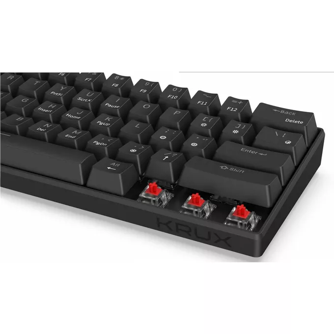 Krux Klawiatura gamingowa - Neo PRO RGB Wireless Gateron Red - mechaniczna