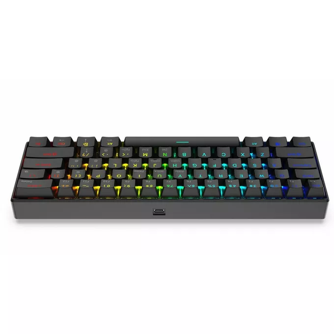 Krux Klawiatura gamingowa - Neo PRO RGB Wireless Gateron Red - mechaniczna