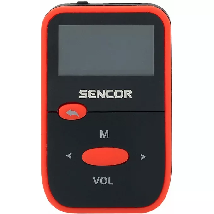 Sencor Odtwarzacz MP3 SFP 4408RD 8GB, Radio FM Wyświetlacz LCD 1,1 call