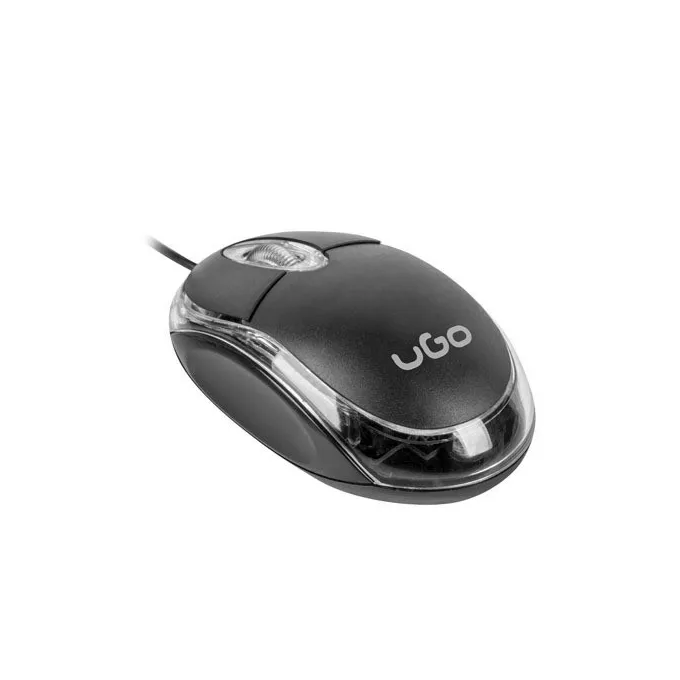 UGo Mysz optyczna Simple 1000 DPI 16-Pack Czarna