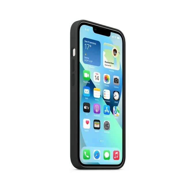 Apple Etui silikonowe z MagSafe do iPhonea 13 - północ
