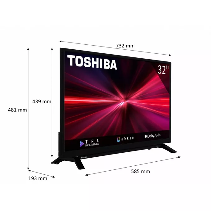 Toshiba Telewizor LED 32 cale 32L2163DG