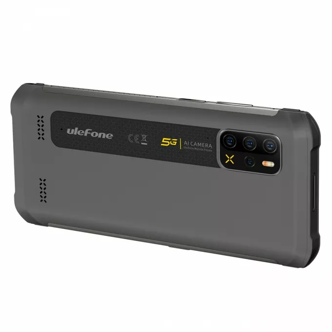 ULEFONE Smartfon Armor 12 5G 8/128GB IP68/IP69K 5180mAh DualSIM Szaro-pomarańczowy