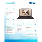 MSI Notebook Katana GF76 11UD-466XPL nOS/i7-11800H/16GB/512GB/RTX3050T/17.3''