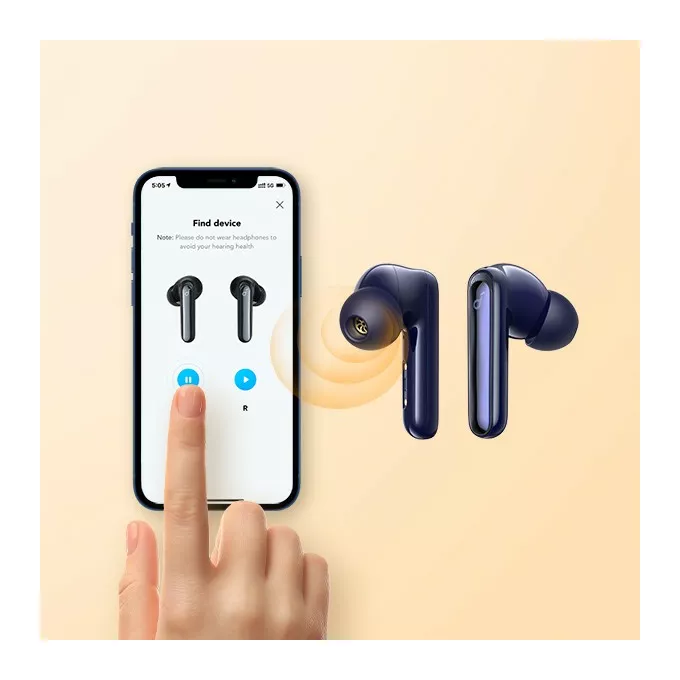 Anker Słuchawki bezprzewodowe Life Note 3 niebieskie