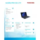 Toshiba Notebook Dynabook Satellite PRO C50-J-112 woOS i5-1135G7/8/256/Integ/15.6/1 year EMEA +1 year Warranty