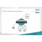 Digitus Rozdzielacz (Splitter) HDMI 2-portowy 4K 60Hz UHD 3D HDR HDCP 2.2 audio downscaling