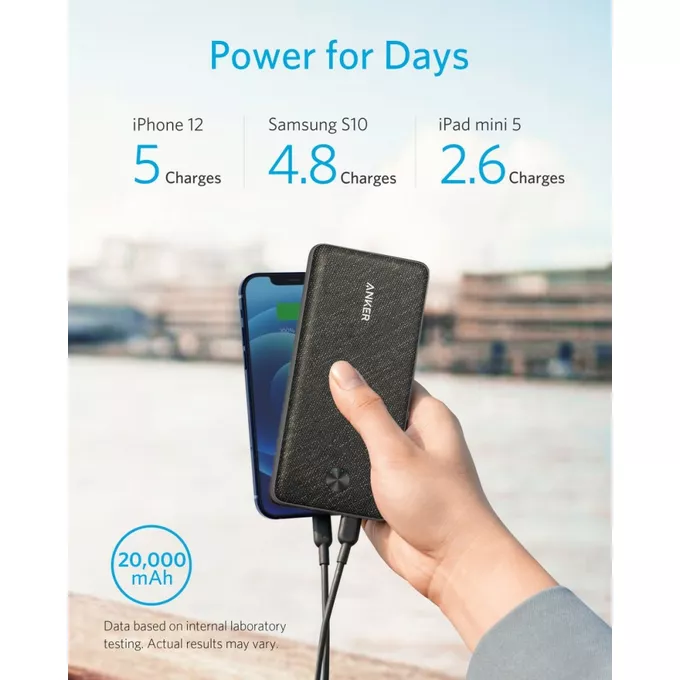 Anker Powerbank PowerCore III Sense 20 000 mAh