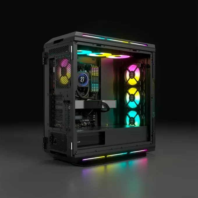 Corsair Obudowa 5000T TG RGB Mid Tower ATX czarna