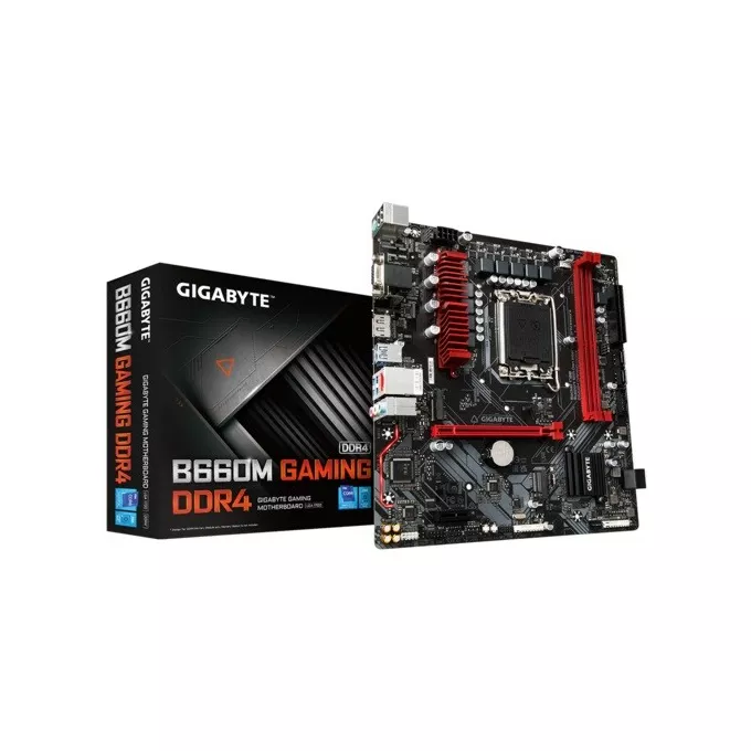 Gigabyte Płyta główna B660M GAMING DDR4 s1700 2DDR4 DP/HDMI M.2 mATX