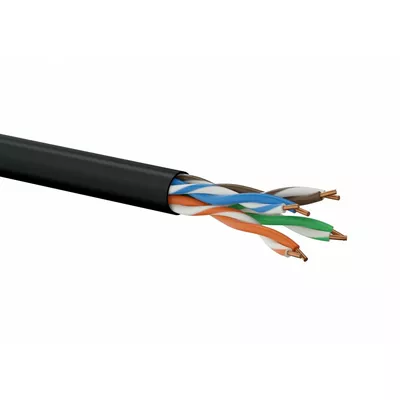 ALANTEC Kabel U/UTP typu linka kat.5E Fca 26/7AWG PVC Czarny 100m