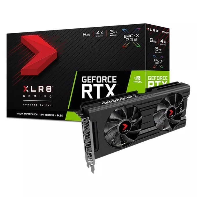 Karta graficzna GeForce RTX3050 8GB XLR8 DUAL FAN EPIC-X
