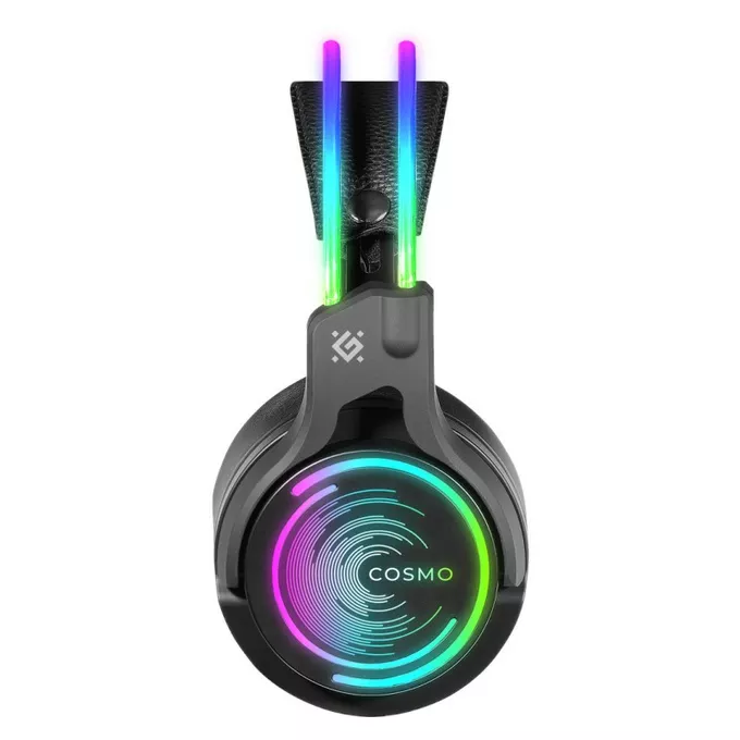 Słuchawki nauszne z mikrofonem COSMO PRO 7.1 RGB, USB