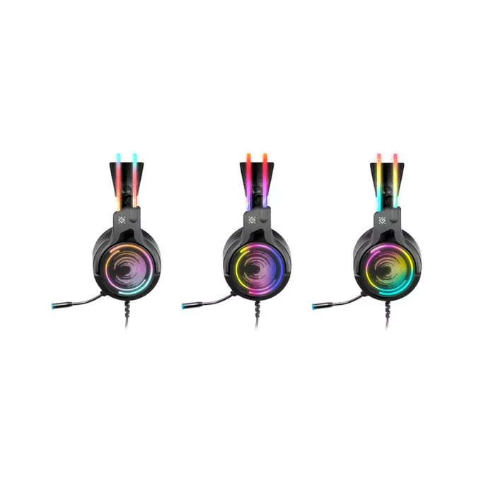 Słuchawki nauszne z mikrofonem COSMO PRO 7.1 RGB, USB