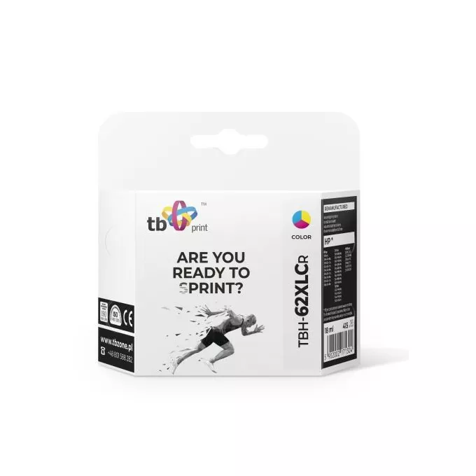 TB Print Tusz do HP OfficeJet 5740 TBH-62XLCR CMY refabrykowany