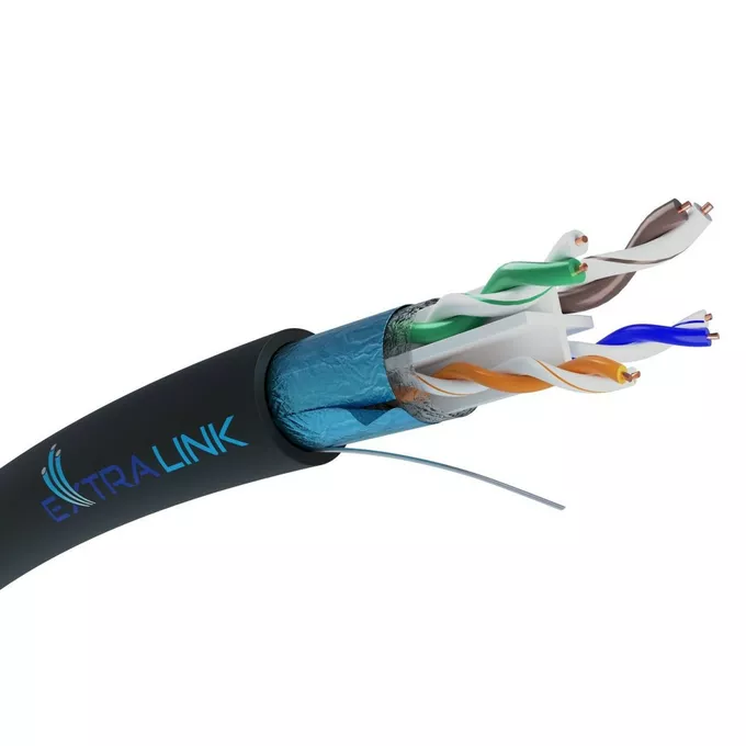 Extralink Kabel sieciowy CAT6 FTP zewnętrzny 305m
