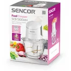 Sencor Rozdrabniacz SCB 5100WH Moc 800 W, poj. 1000 ml 4 tytanowe ostrza
