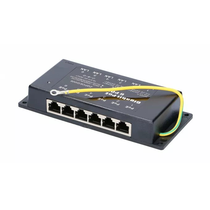 Extralink POE INJECTOR 6 PORT GIGABIT