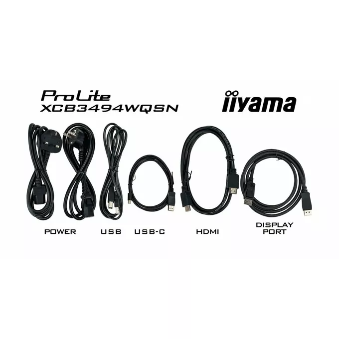 IIYAMA Monitor 34 cale XCB3494WQSN- VA,UWQHD,1500R,USB-C DOCK,KVM,120Hz,2X2W