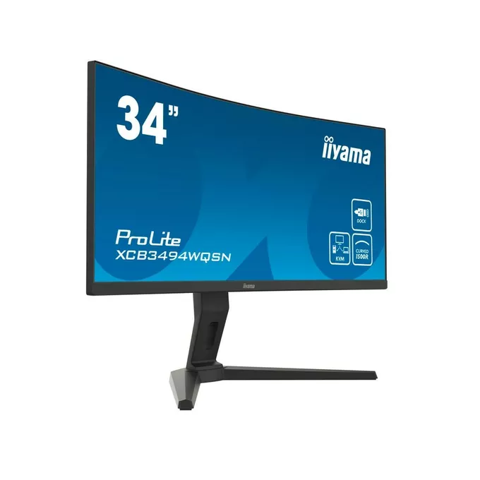 IIYAMA Monitor 34 cale XCB3494WQSN- VA,UWQHD,1500R,USB-C DOCK,KVM,120Hz,2X2W